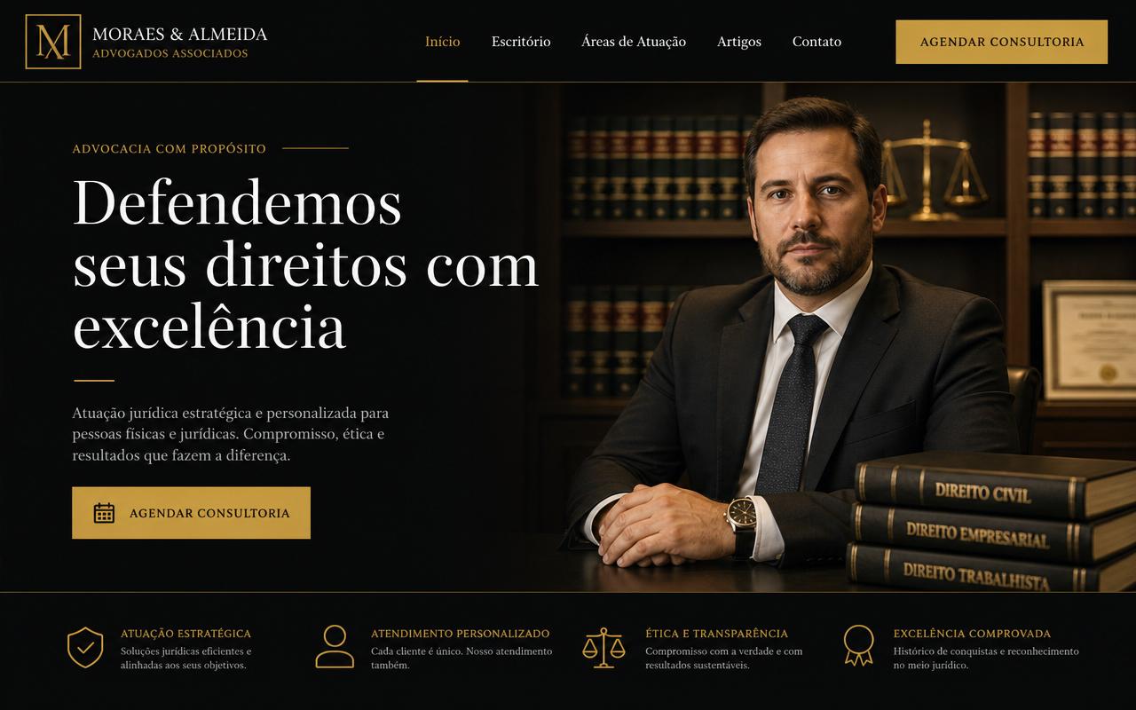 Template Advocacia Prime — site para Advogado