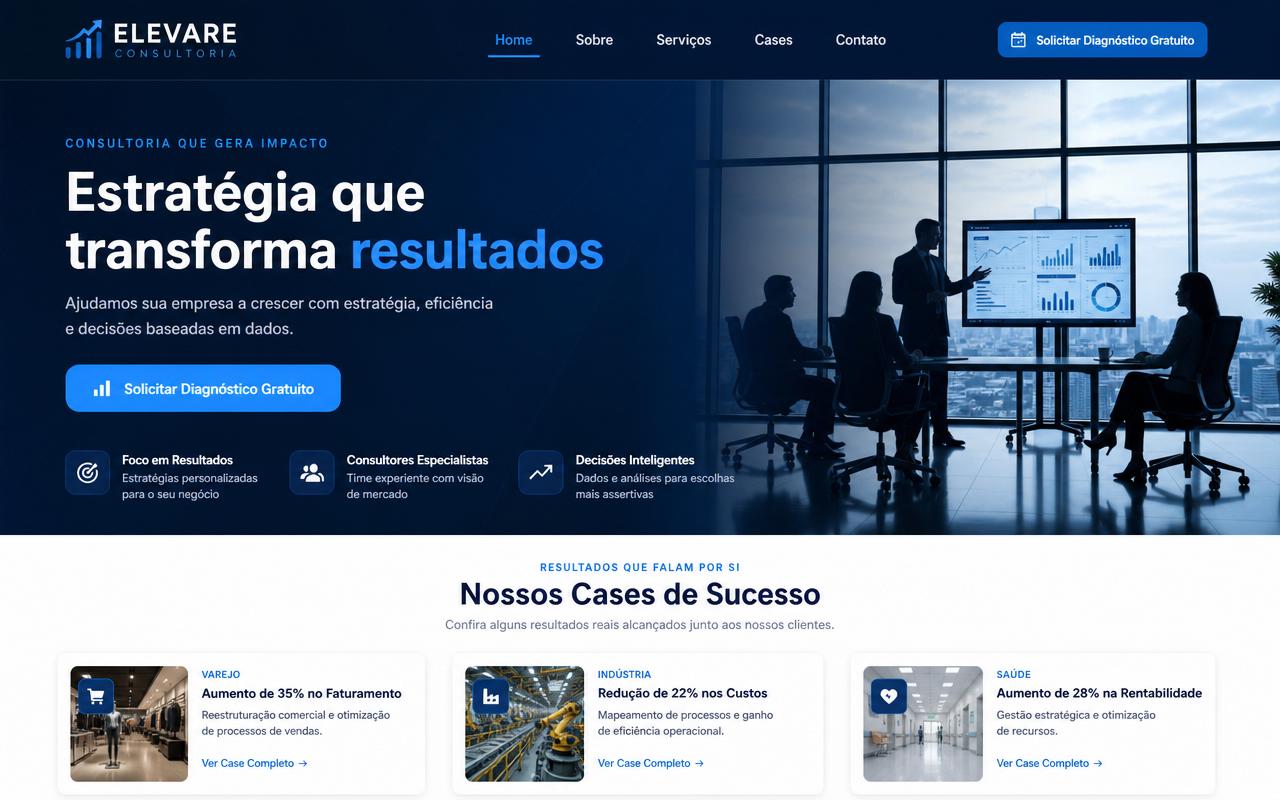 Template Insight Consult — site para Consultoria